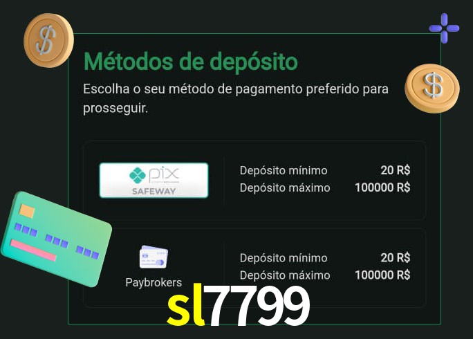 O cassino sl7799 oferece uma grande variedade de métodos de pagamento